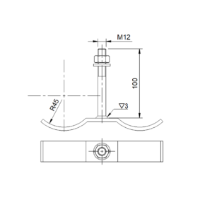 VÉDŐCSŐ RÖGZÍTŐ R45 (1214)
