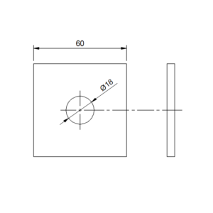 LAPOS ALÁTÉT átm18mm (144)