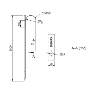 RÚDFÖLDELÉS Đ20mm R3 (229)