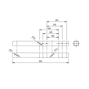 TERELŐKAR EGYENES Đ22 (428)