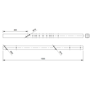 KERESZTTARTÓ Đ22 (610)
