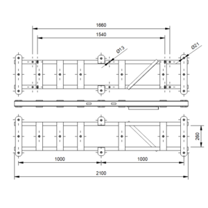 FESZÍTŐ KERESZTARTÓ Đ21 (SZ) (806)