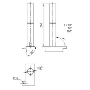 ZB LÁMPAKAR 60×600 (SZ) (934)
