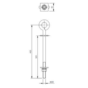 FESZ.GYŰR.CSAVAR M20x320 (980)