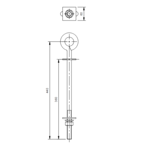 FESZ.GYŰR.CSAVAR M20x360 (981)