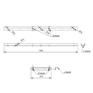 Szögacél és U acél madárkiülő létesítéséhez (1199)