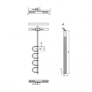 CSŐTARTÓ 1230MM+FELER.+BILINCS (295)