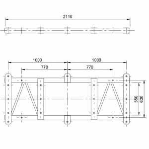 OSZLOPKAPCS. TARTÓ SZERK. LAZA CSATL. ESETÉN (770)