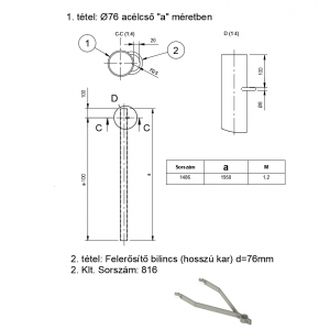 FALI TARTÓ TF-2 1,2 M (1486)